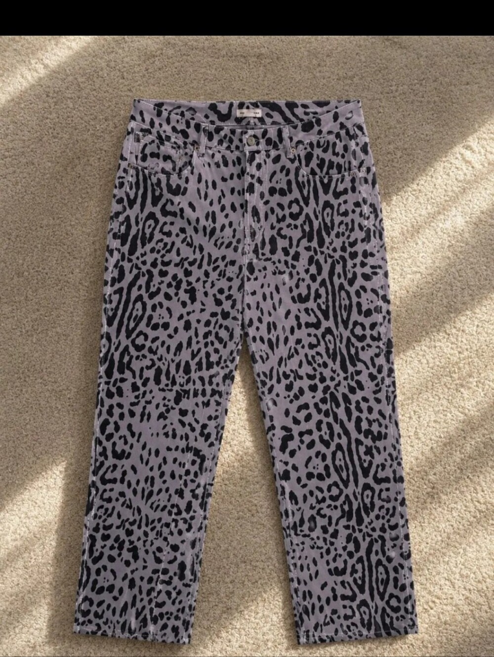 Good American Grey Lucky Leopard